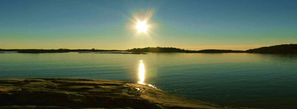 solnedgang